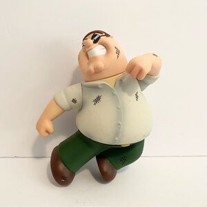 Family Guy The Giant Chicken vs. Peter Action Figure Mezco 2008 No Chicken Toy